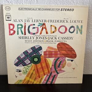 Promo Copy Brigadoon Original Broadway Cast LP Shirley Jones Columbia OS 2540